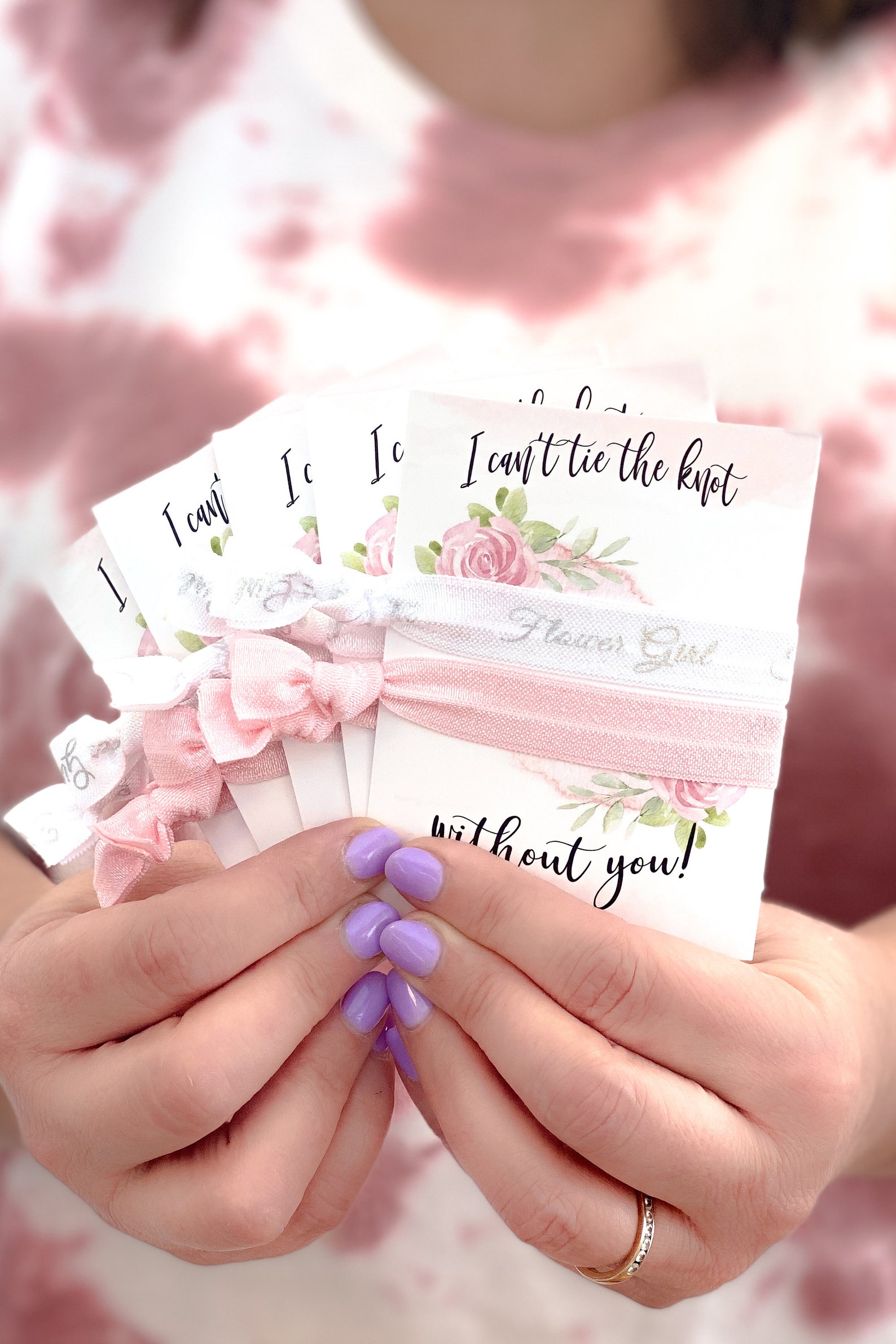 Bridesmaid Hair Ties Bridesmaid Gifts Under 10 I Can't Etsy