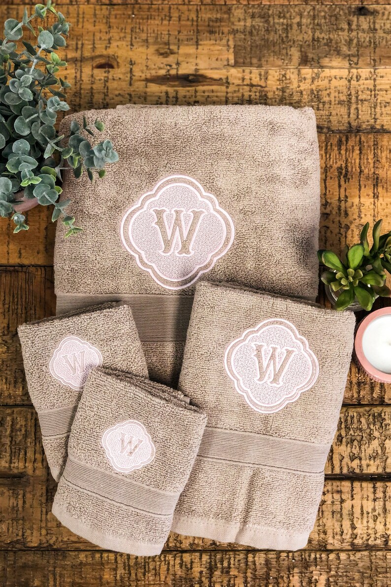 Bathroom Decor New Home Gift Bath Towels Personalized Etsy