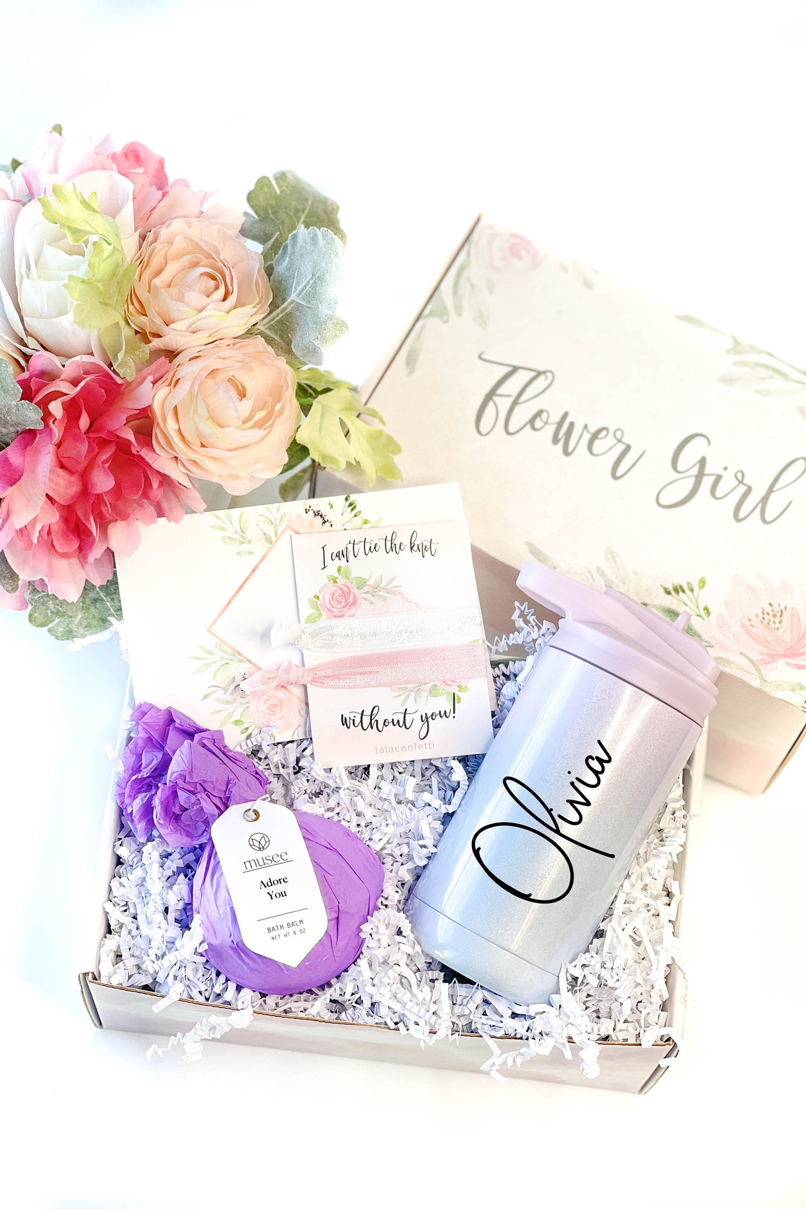 Flower Girl Gift Box Will You Be My Flower Girl Flower Girl Etsy