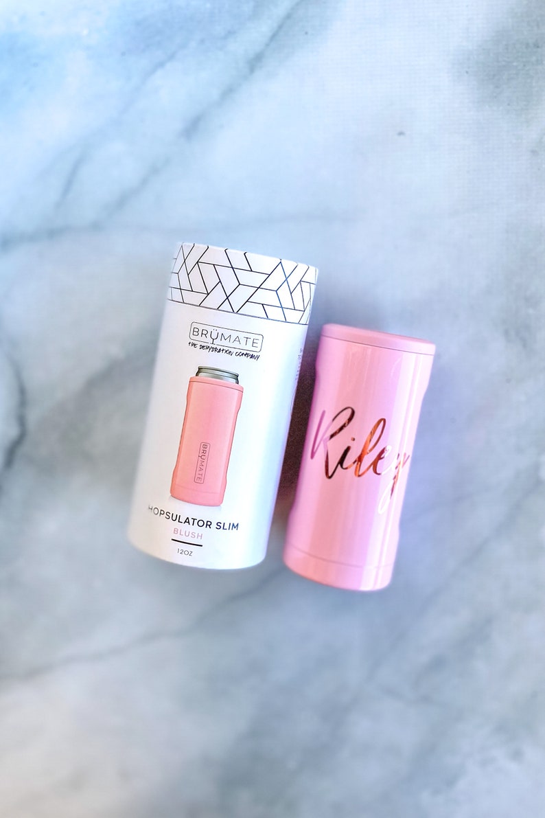 Brumate Skinny Can Cooler Personalized Hopsulator Slim Etsy