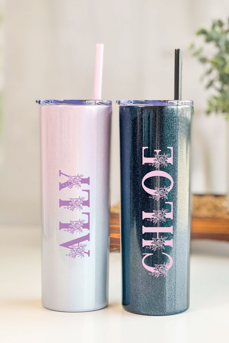 Birthday Gifts for Teens, Tall Tumblers with Straws, Hot or Cold Drinks, Coffee Mug or Water Bottle, Car Accessory, Personalized Cups (UVP) 