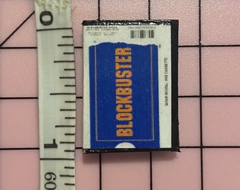 Blockbuster VHS Rental Miniature Magnet