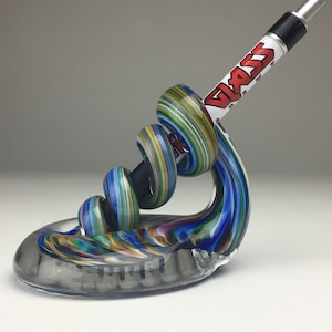 Rainbow Pen Holder Glass