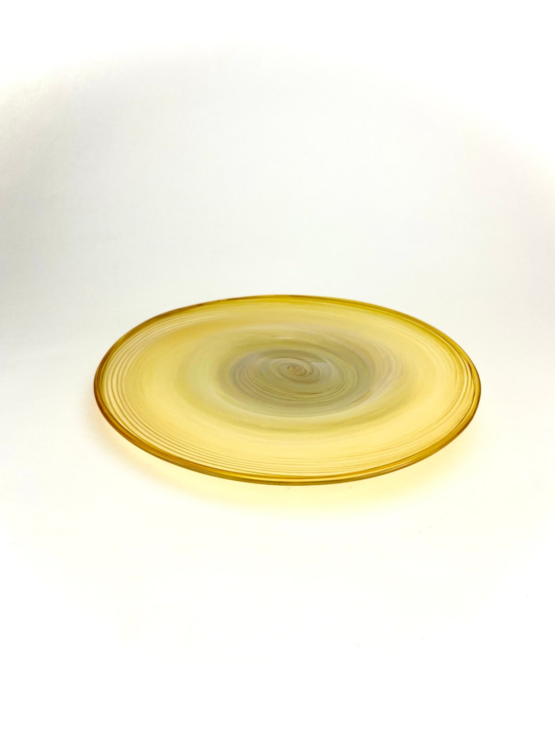 Sunnyside Glass Platter Etsy