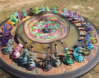 Custom Pen Holder Glass