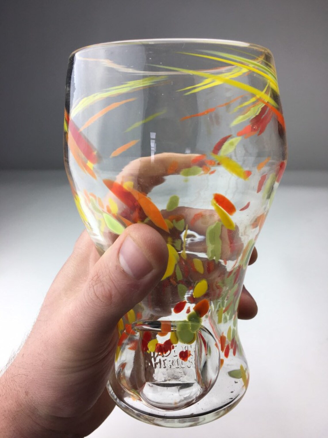 Hand Blown Craft Beer Custom Imperial Pint Glass Made in Etsy