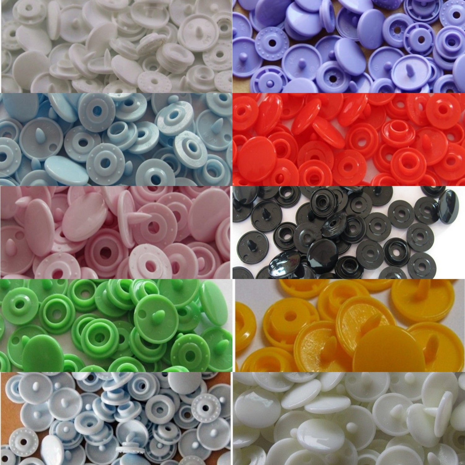 KAM Snaps 20 Sets Plastic Snaps Fastener Choose From Many Etsy