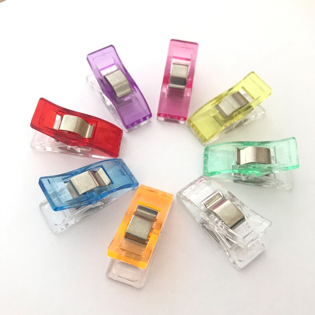 10 Sewing Clips Plastic Sewing Clips Mini Sewing Clips Quilting Clips