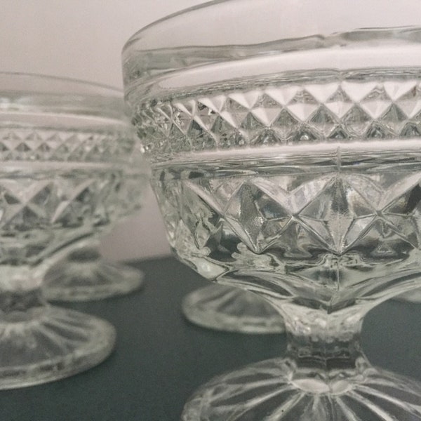 Cut Glass Dessert Dishes Etsy