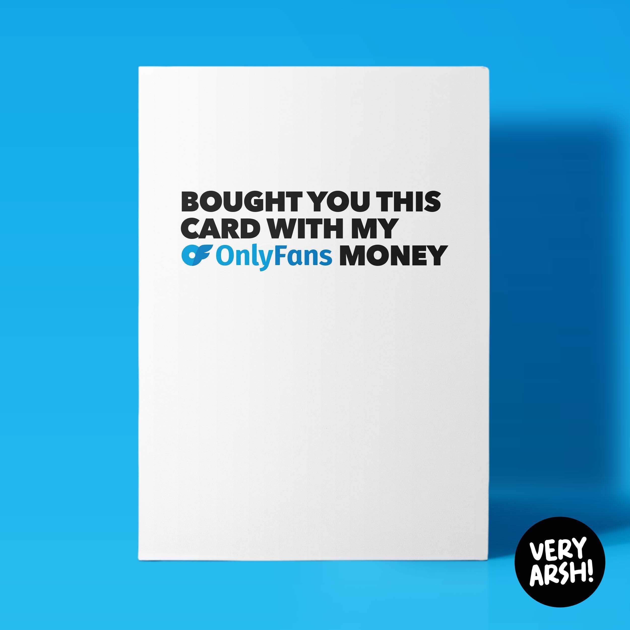 OnlyFans Christmas Card, Greeting Card, Birthday Card