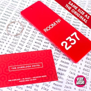 Room 237 The Overlook Hotel Key Fob/Keyring Inspired by The Shining image 1