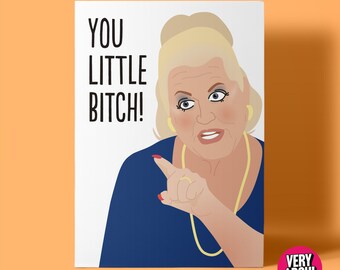 Kim Woodburn inspiré carte de voeux, carte d'anniversaire