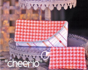 Pattern "Cheerio Wallet and Key Chain Coin Purse" Paper Sewing Pattern by Kati Cupcake Pattern Co.