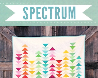 Quilt Pattern - ''Spectrum'' Quilt Paper Sewing Pattern by Fresh Lemons