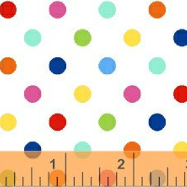 Bright Multi Aspirin Dot by Windham Fabrics - Yardage