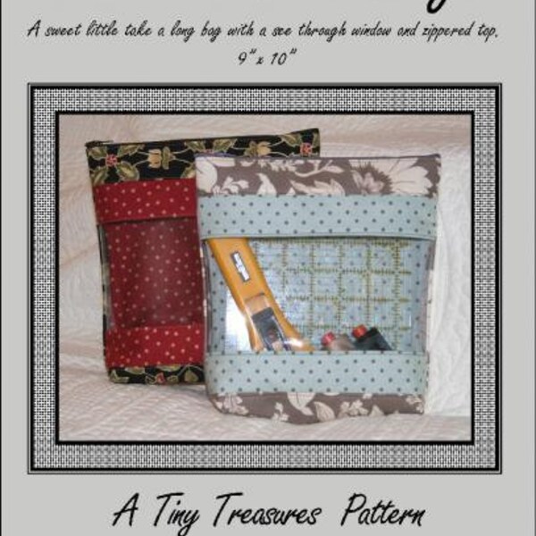Pattern "Peek-A-Boo Bag" Paper Sewing Pattern by Terri Staats for Sweet Treasures ST-401T