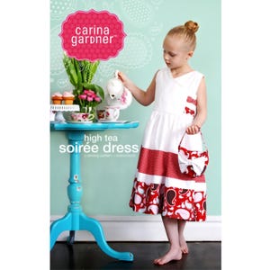 Pattern High Tea Soiree Dress Paper Sewing Pattern by Carina Gardner