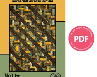 Pattern "Slashed" PDF Quilt Pattern by Villa Rosa Designs - Instant Download