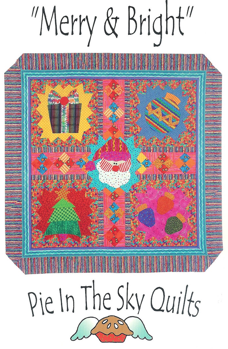 Quilt Pattern Merry & Bright Quilt Pattern by Pie in the Sky Etsy