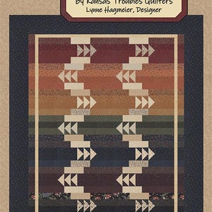 Pattern &quot;Formation Quilt Pattern&quot; KT22096 by Kansas Troubles Quilters Paper Pattern **not a PDF download**