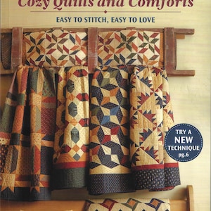 Book &quot;Cozy Quilts & Comforts&quot; Lynne Hagmeier / Kansas Troubles Quilters / That Patchwork Place Softcover Book
