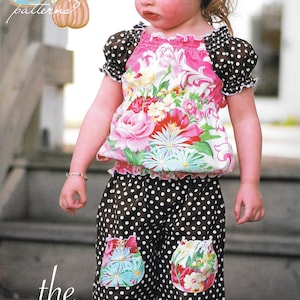Pattern - Olivia Top Paper Sewing Pattern by Pink Fig Patterns