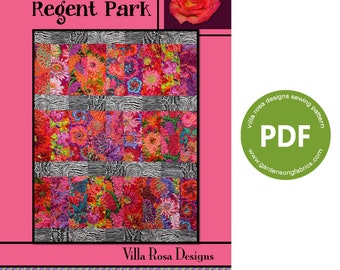 Pattern "Regent Park" PDF Quilt Pattern RC261 by Villa Rosa Designs - Instant Download