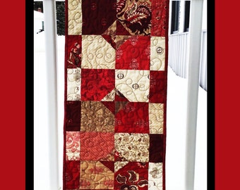 Pattern "Ruby Road" PDF Table Runner Pattern by Villa Rosa Designs - Instant Download