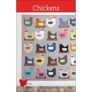 Pattern "Chickens Quilt" CCS185 by Cluck Cluck Sew Paper Pattern **not a PDF pattern**