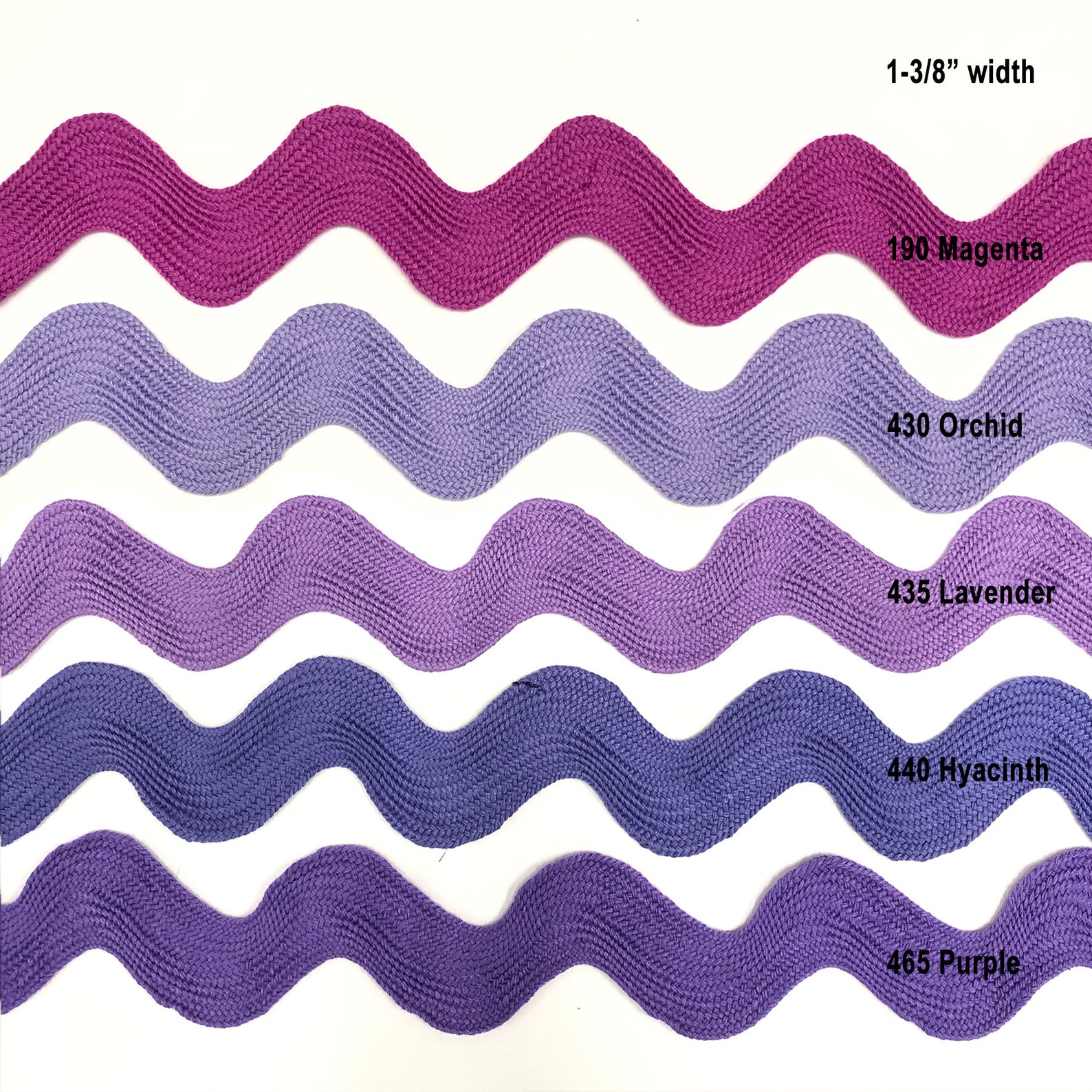 13/8 Wide Rick Rack, Ric Rac Trim, Giant, Enormous, Extra Large Sold by the Yard Etsy