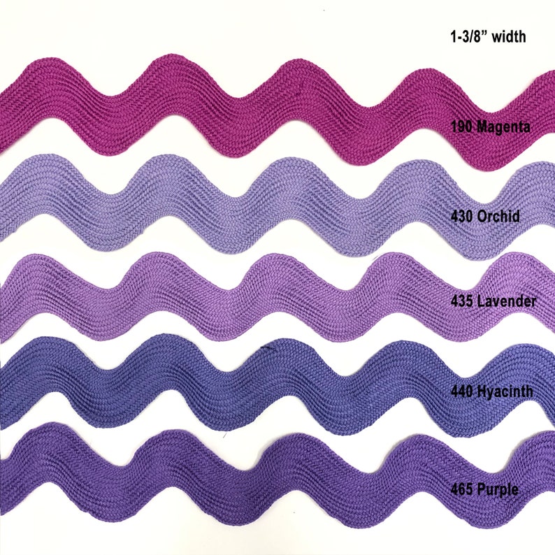 13/8 Wide Rick Rack Ric Rac Trim Giant Enormous Etsy