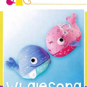Pattern ''Whalesong'' Soft Sculpture, Stuffed Toy, Softie, Cloth Toy Sewing Pattern by Melly & Me MM141 image 3