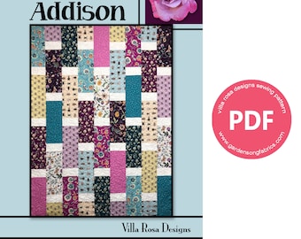 Pattern "Addison" PDF Quilt Pattern by Villa Rosa Designs - Instant Download