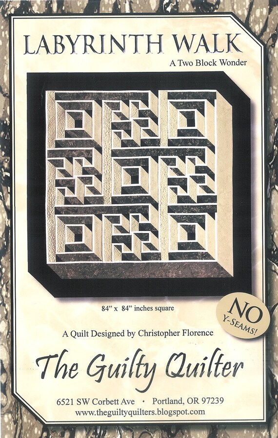 Quilt Pattern Labyrinth Walk Instruction Guide Pattern By Etsy Gorgeous Labyrinth Walk Quilt Pattern Free Quilt Pattern Labyrinth Walk Instruction Guide Pattern By Etsy Gorgeous Labyrinth Walk Quilt Pattern Free