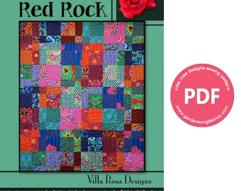 Pattern "Red Rock" PDF Quilt Pattern by Villa Rosa Designs - Instant Download