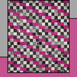 Pattern &quot;Piccadilly&quot; PDF Panel Quilt Pattern by Villa Rosa Designs - Instant Download
