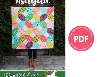 Patrón de edredón para bebé Asagail en PDF de Villa Rosa Designs - Descarga instantánea