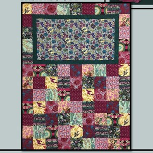 Pattern &quot;Heirloom&quot; Quilt by Villa Rosa Designs Sewing Card Instructions **not a PDF pattern**