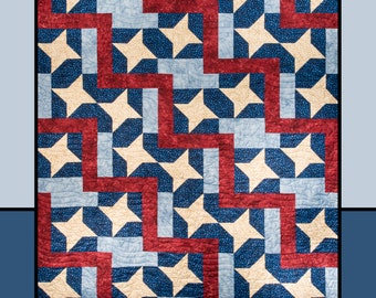 Pattern "Star Rail" PDF Quilt Pattern by Villa Rosa Designs - Instant Download