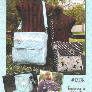 Puede incluir: Un patr&oacute;n de costura para una bolsa de pa&ntilde;ales con una solapa de cambio plegable. La bolsa se puede llevar como bandolera, bolso de hombro o mochila. El patr&oacute;n se llama "Classic For Moms" y es de Whistlepig Creek Productions.