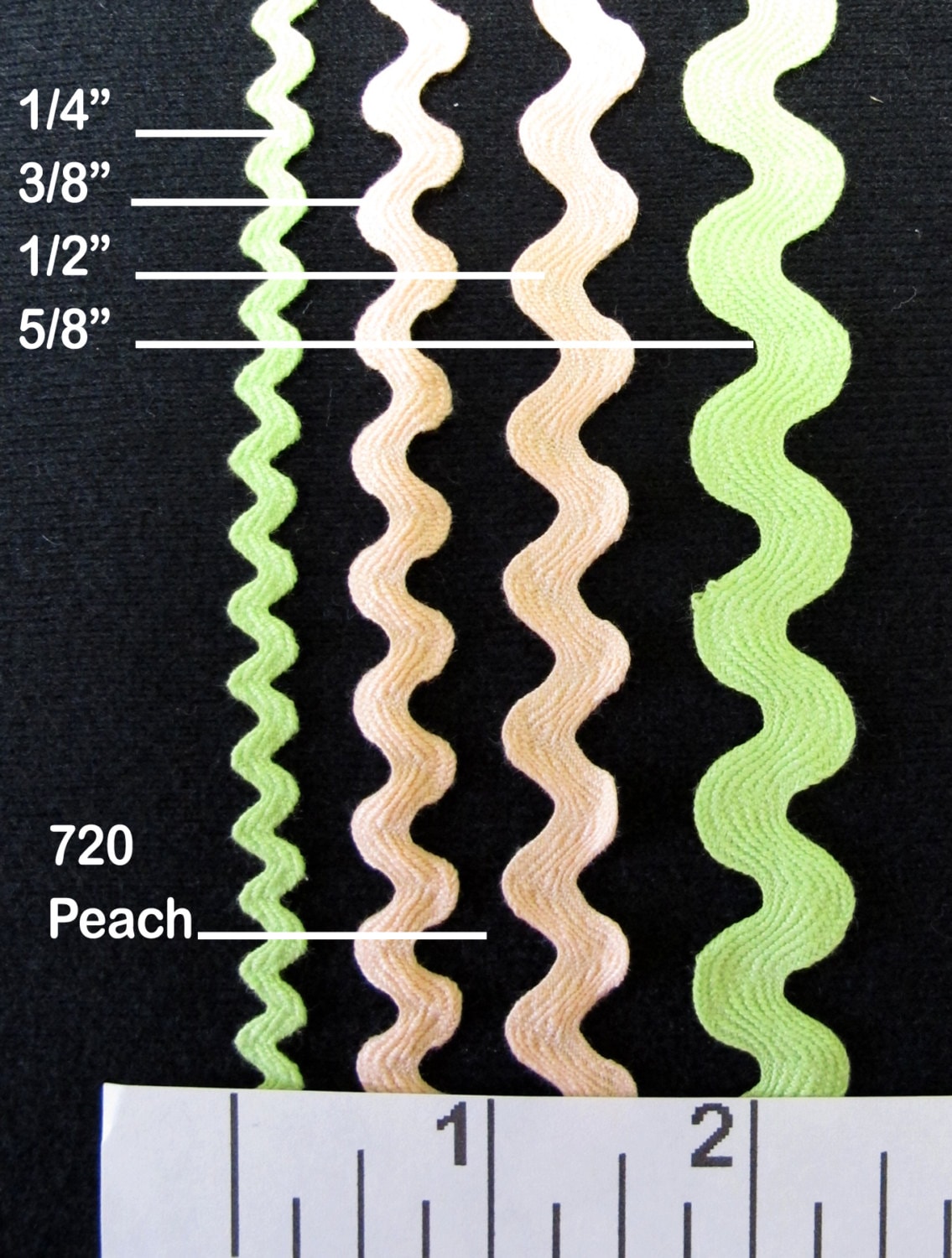 13/8 Wide Rick Rack Ric Rac Trim Giant Enormous Etsy