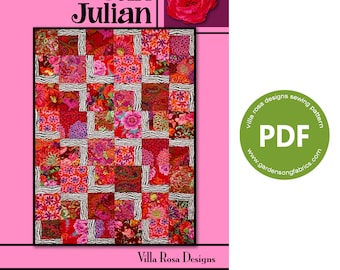 Pattern &quot;San Julian&quot; PDF Quilt Pattern RC237 by Villa Rosa Designs - Instant Download