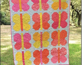 Pattern "Kaleidoscope" Butterfly Quilt RD056 by Villa Rosa Designs Sewing Card Instructions  **not a PDF design**