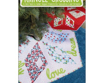 Pattern "Kringle Crossing" Tree Skirt / Table Topper by Sassafras Lane Designs (SASSLN0042) Paper Pattern