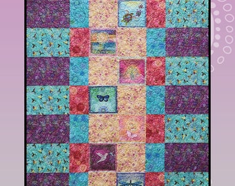 Pattern "Tea with Mara" Quilt Pattern CS004 by Villa Rosa Designs Sewing Card Instructions **not a PDF pattern**