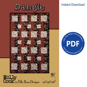 Pattern &quot;Dangle&quot; PDF Quilt Pattern by Villa Rosa Designs - Instant Download