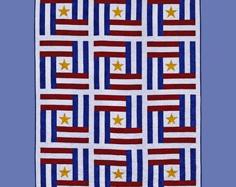 Pattern "Sparkle Stripes" Quilt RH004 by Villa Rosa Designs Sewing Card Instructions **not a PDF pattern**