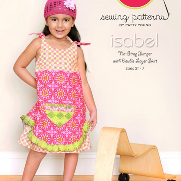 Pattern - Isabel Tie Strap Jumper - Paper Sewing Pattern by modkid designs