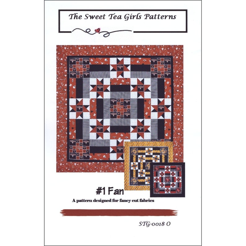 Pattern 1 Fan Quilt by Sweet Tea Girls Patterns Etsy