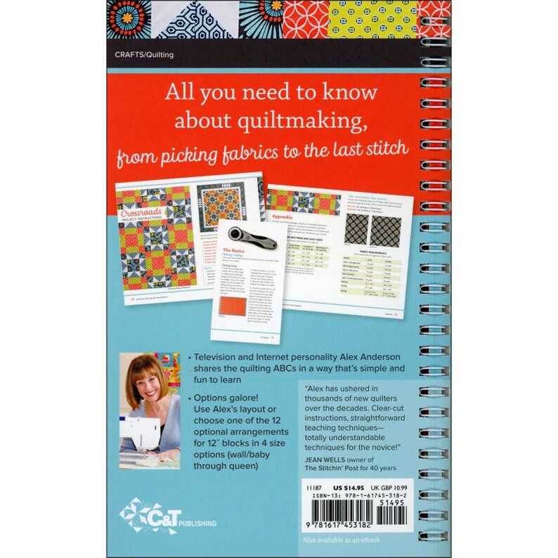 Book make Your First Quilt With Alex Anderson by Etsy